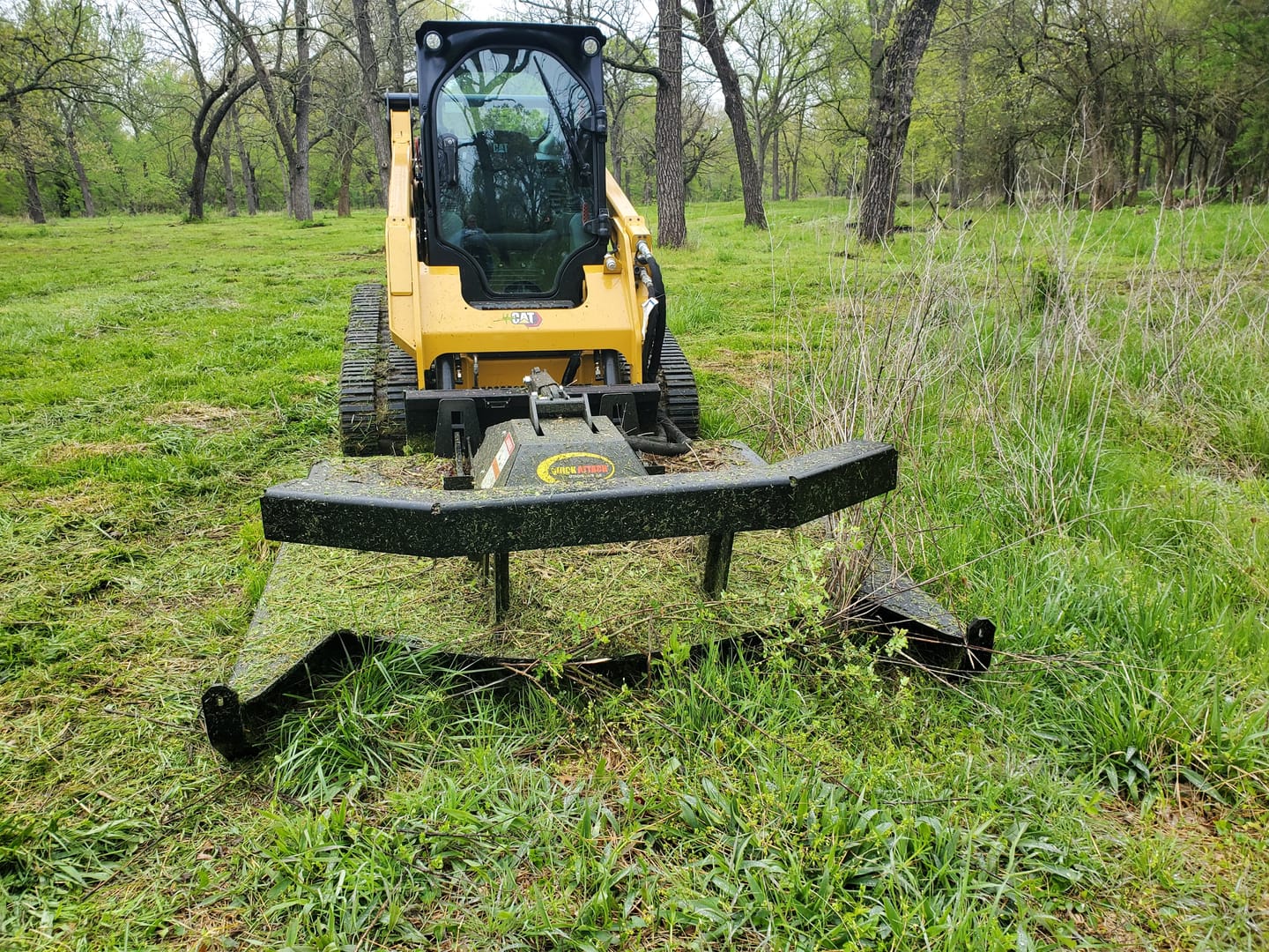 Customer photo review of Brush Buster - Rotary Brush Cutter/Mower