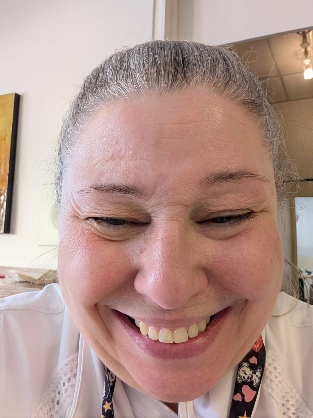 Customer photo review of Gel Violet Blanchissant Kauka Smile