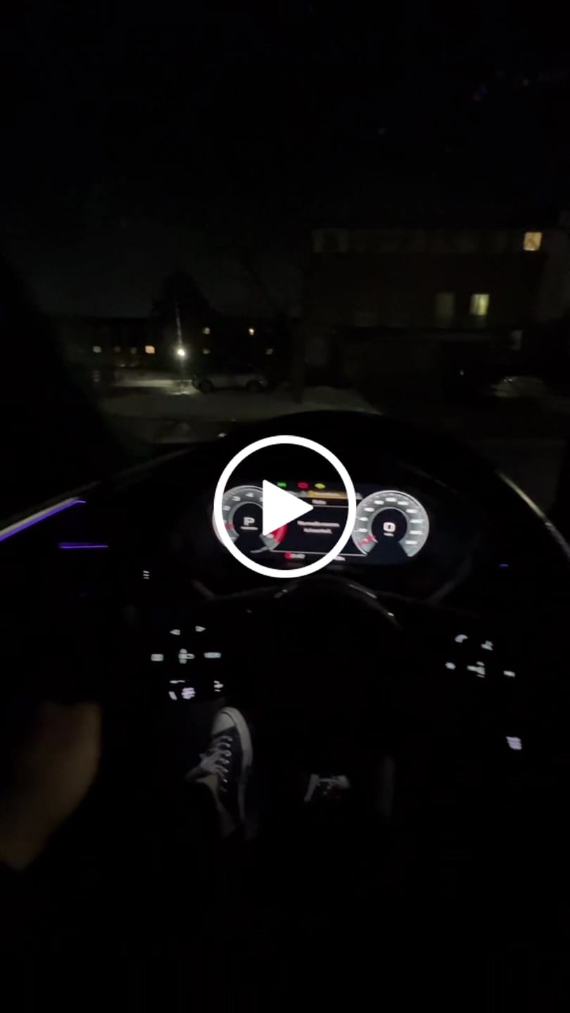 Customer video review of B9/B9.5 Dashboard Ambient Lighting