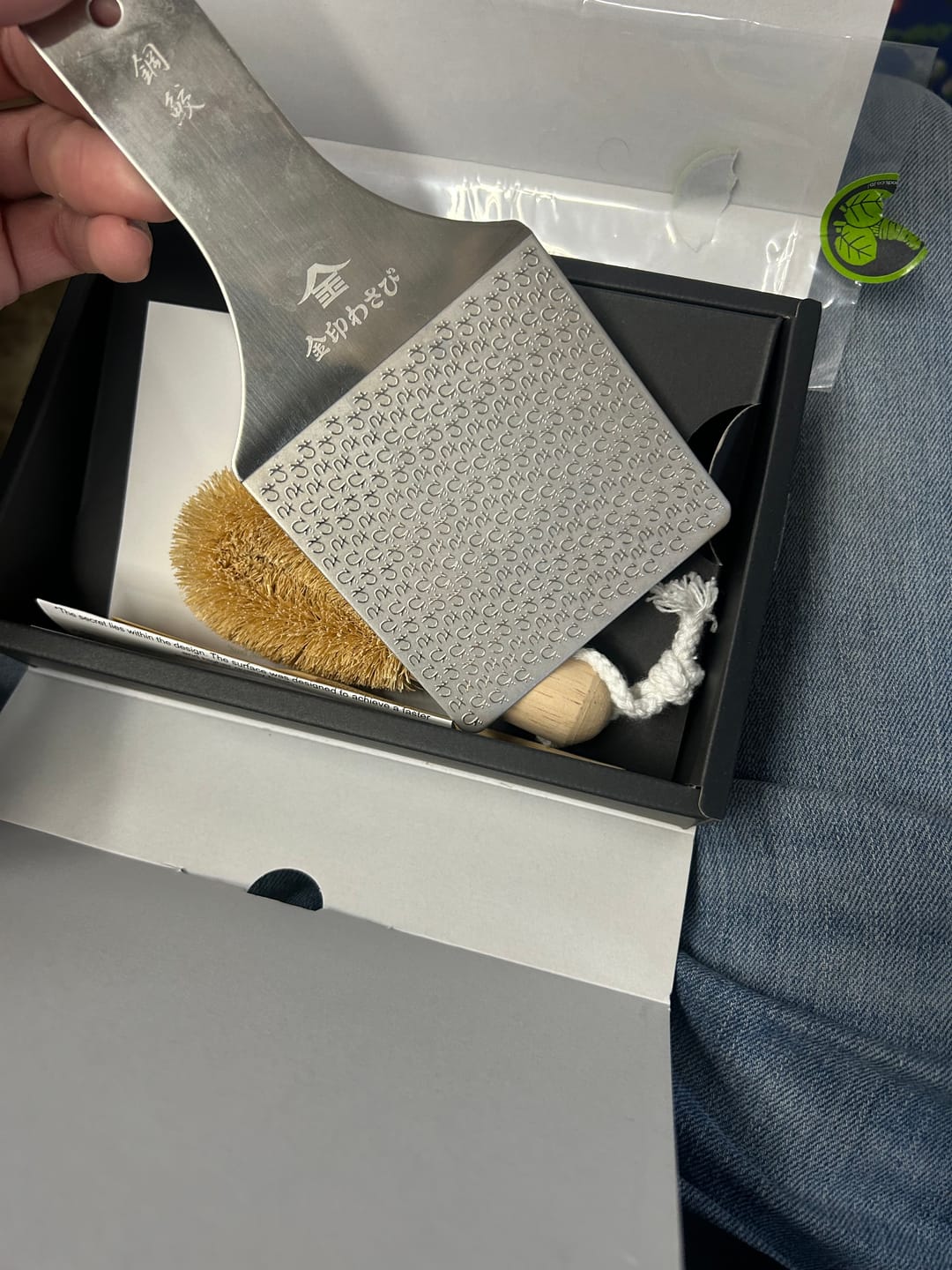 Customer photo review of Steel Shark Wasabi Grater - Hagane Zame