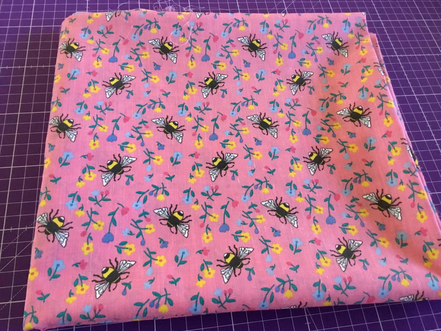 Customer photo review of Bumblebees Polycotton Fabric
