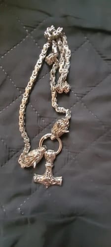 Customer photo review of Mjölnir King Chain – The Power of Thunder