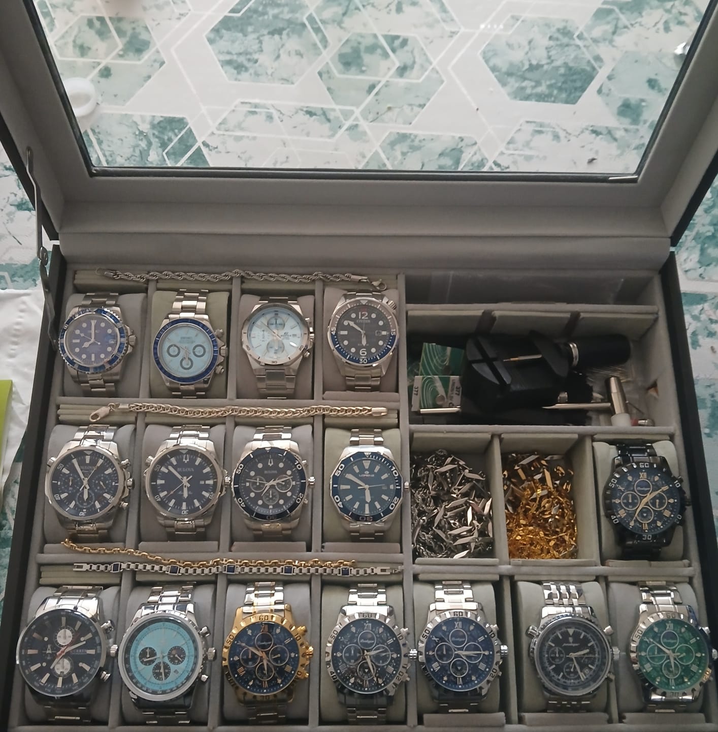 Customer photo review of Curren Atene® orologio uomo acciaio