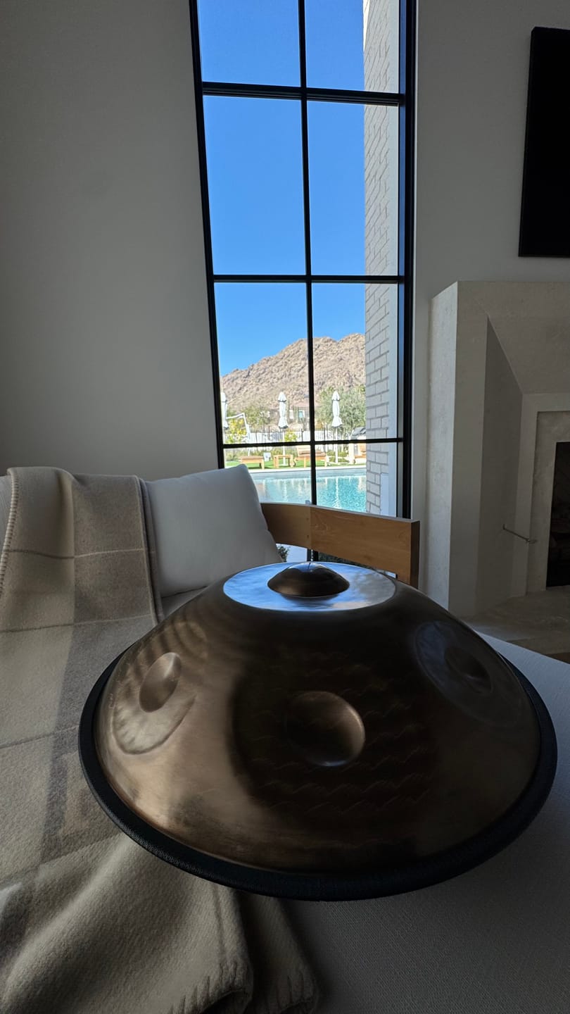 Customer photo review of Energy Ripple Handpan Drum STL Kurd Amara Celtic Pygmy Expert Customizable Handpan