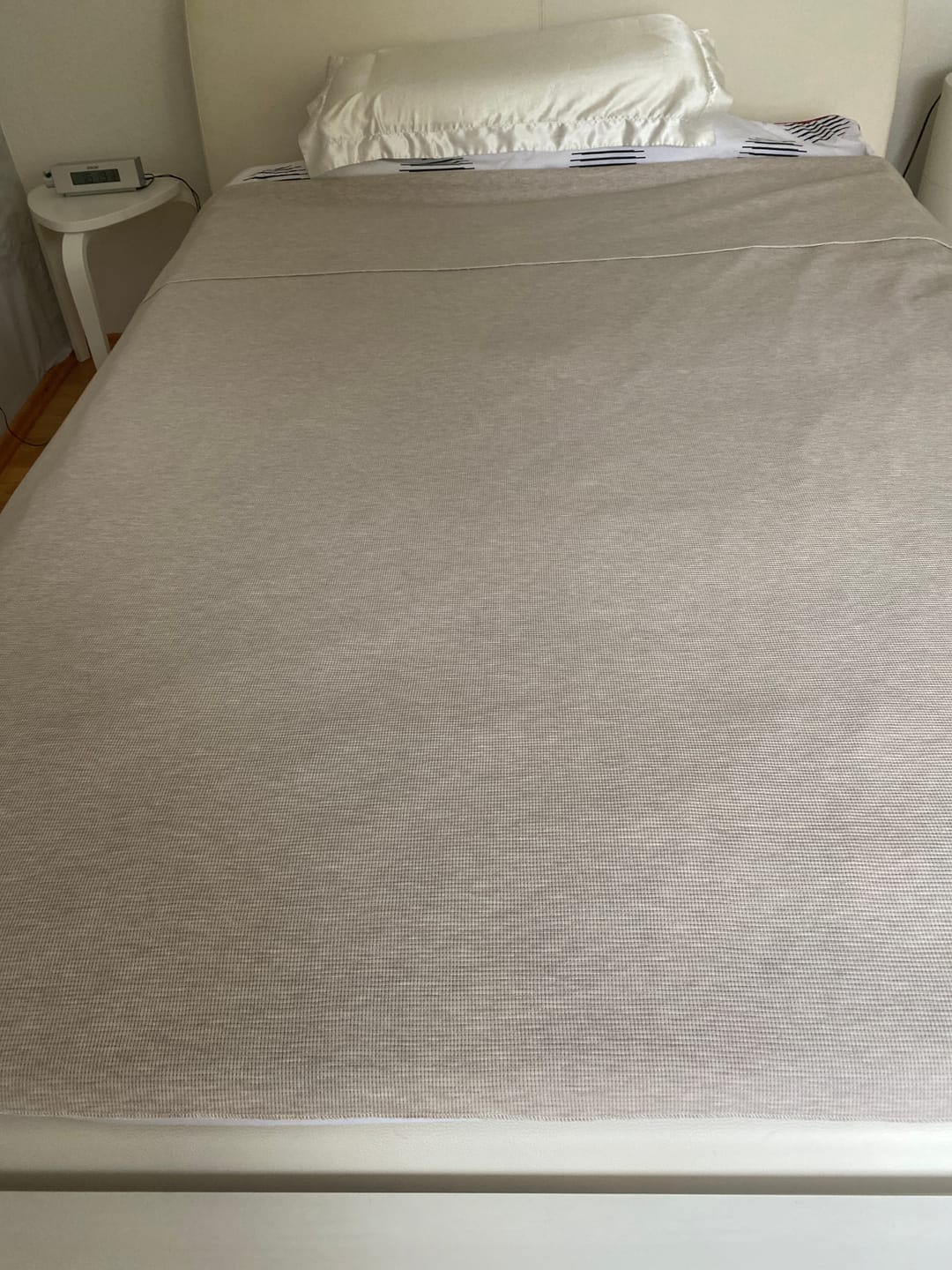 Customer photo review of Sommerdecke aus Baumwolle • 150 x 210 cm • Creme • Melange