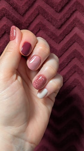 Customer photo review of Pink Lemonade Dipping Powder