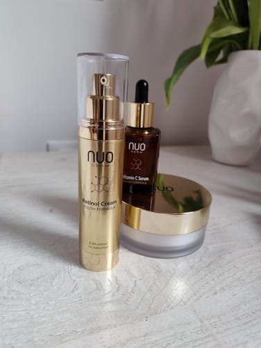 Customer photo review of Set Ser cu Vitamina C, Crema cu Retinol si Crema cu Mucina de Melc (3 produse)