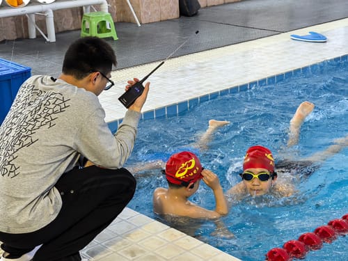 Customer photo review of For the Coach--Swimming Training Communicator