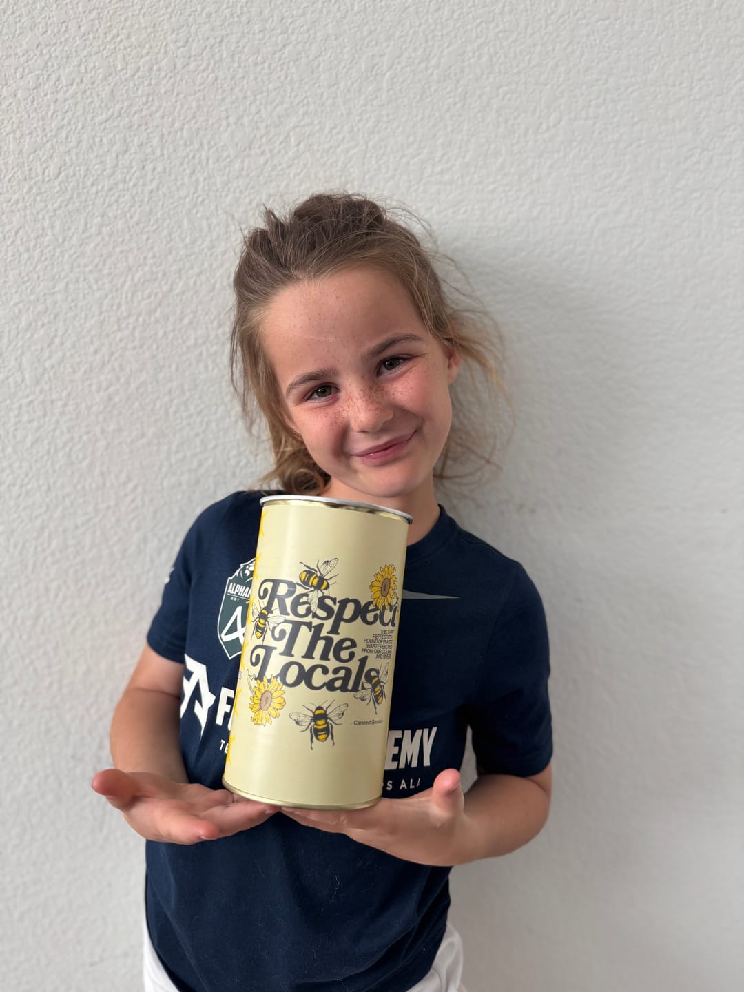 Customer photo review of Respect Your Local Bees Graphic Tee