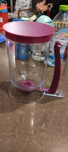Customer photo review of Hand-Held Batter Dispenser