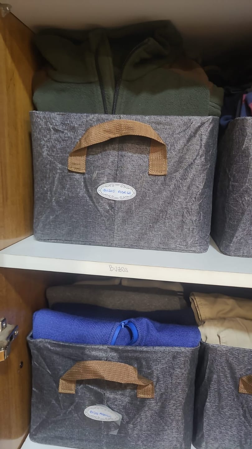 Customer photo review of Organizador Clot para Ropa con 8 Divisiones Milhome