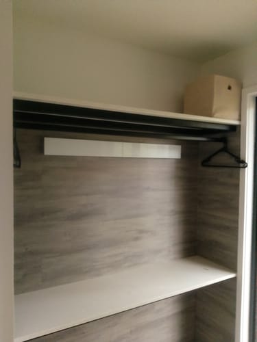 Customer photo review of Wall Mounted Drying Rack - Foldable Indoor and Outdoor Drying Rack