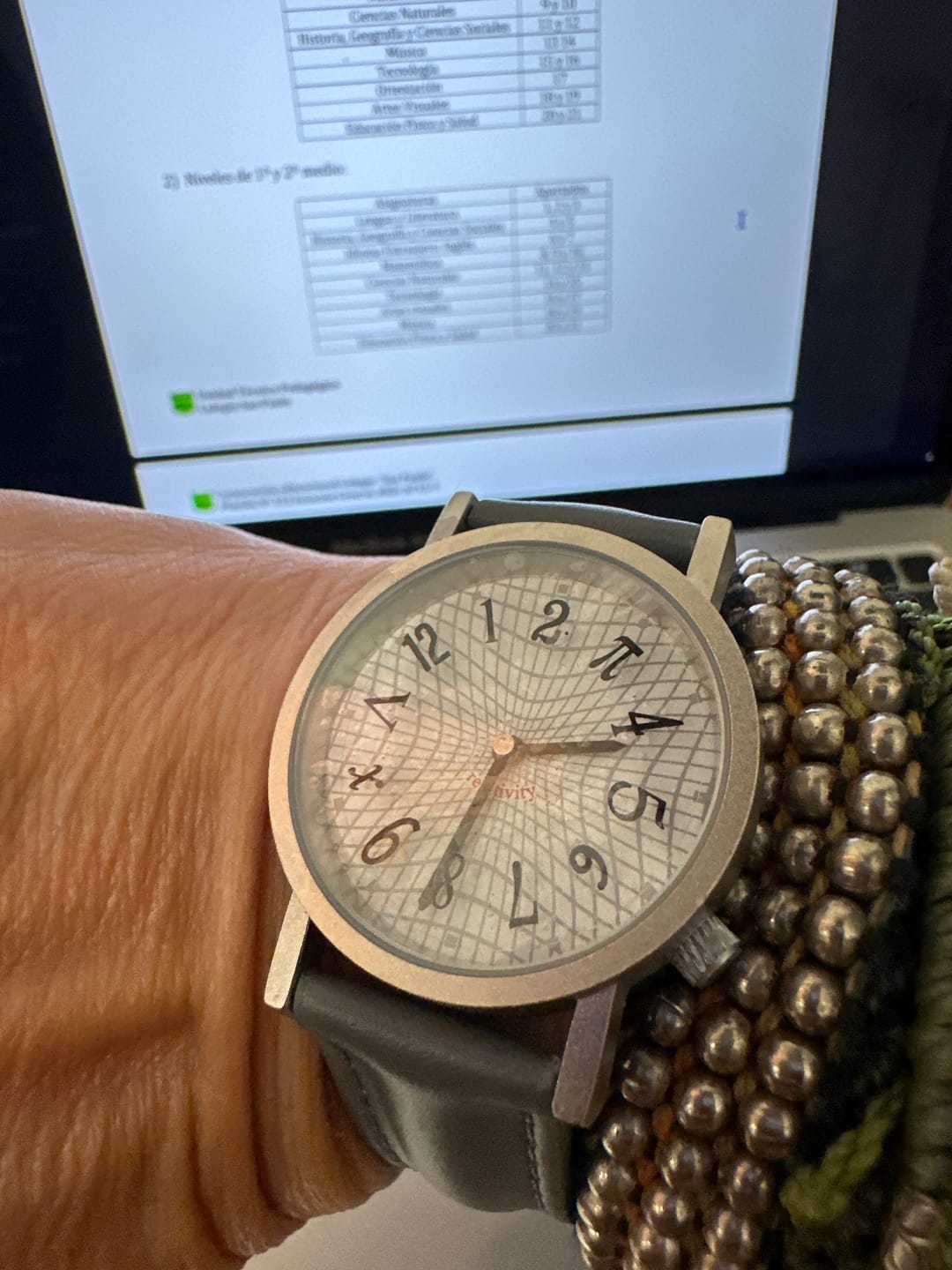 Customer photo review of Reloj Análogo Philosophers Guild Relatividad de Einstein 33 mm