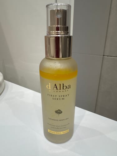 Customer photo review of d'Alba - Sérum en spray à la truffe blanche (vegan) - 100ml