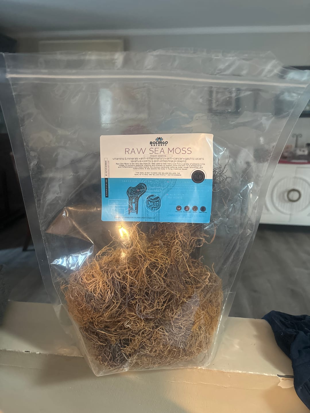 Customer photo review of 1 POUND RAW SEA MOSS