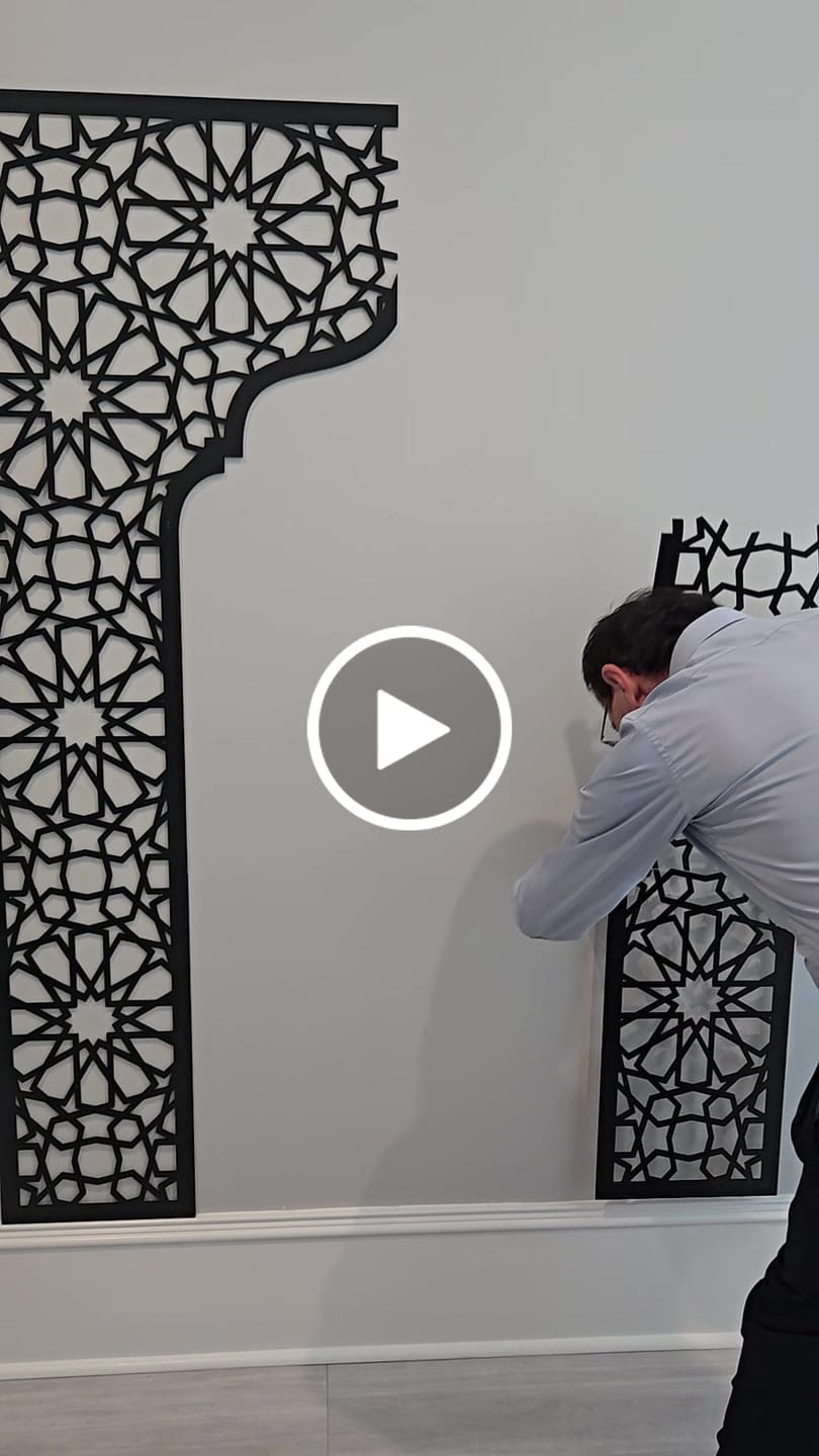 Customer video review of Wooden Mihrab Muslim Home Decors – Prayer Room Ideas | Islamic Wall Art