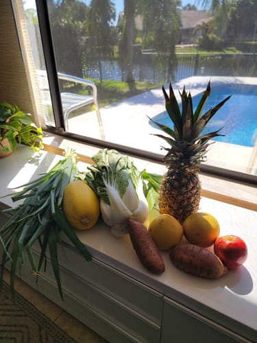 Customer photo review of "Plum" (Medium), Fruit & Veggie Mix