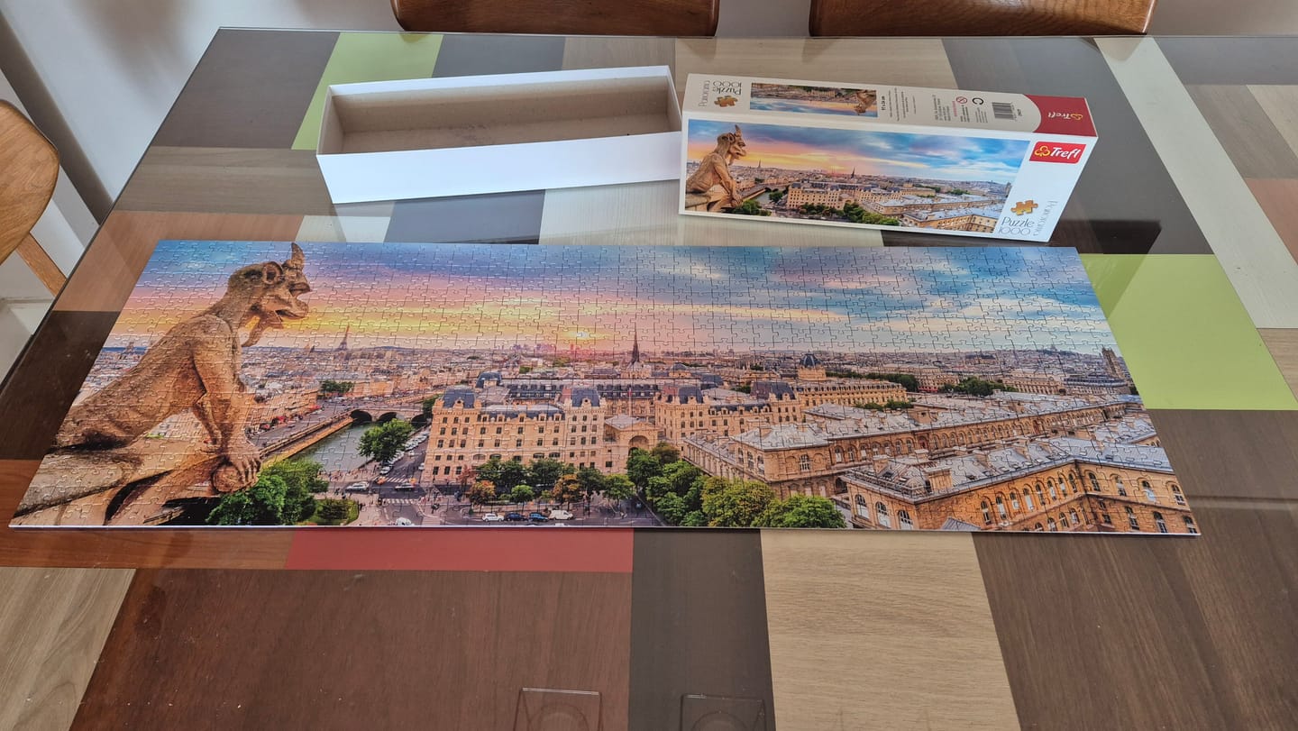 Customer photo review of Puzzle 1000 Piezas - View from the Cathedral of Notre-Dame de Paris
