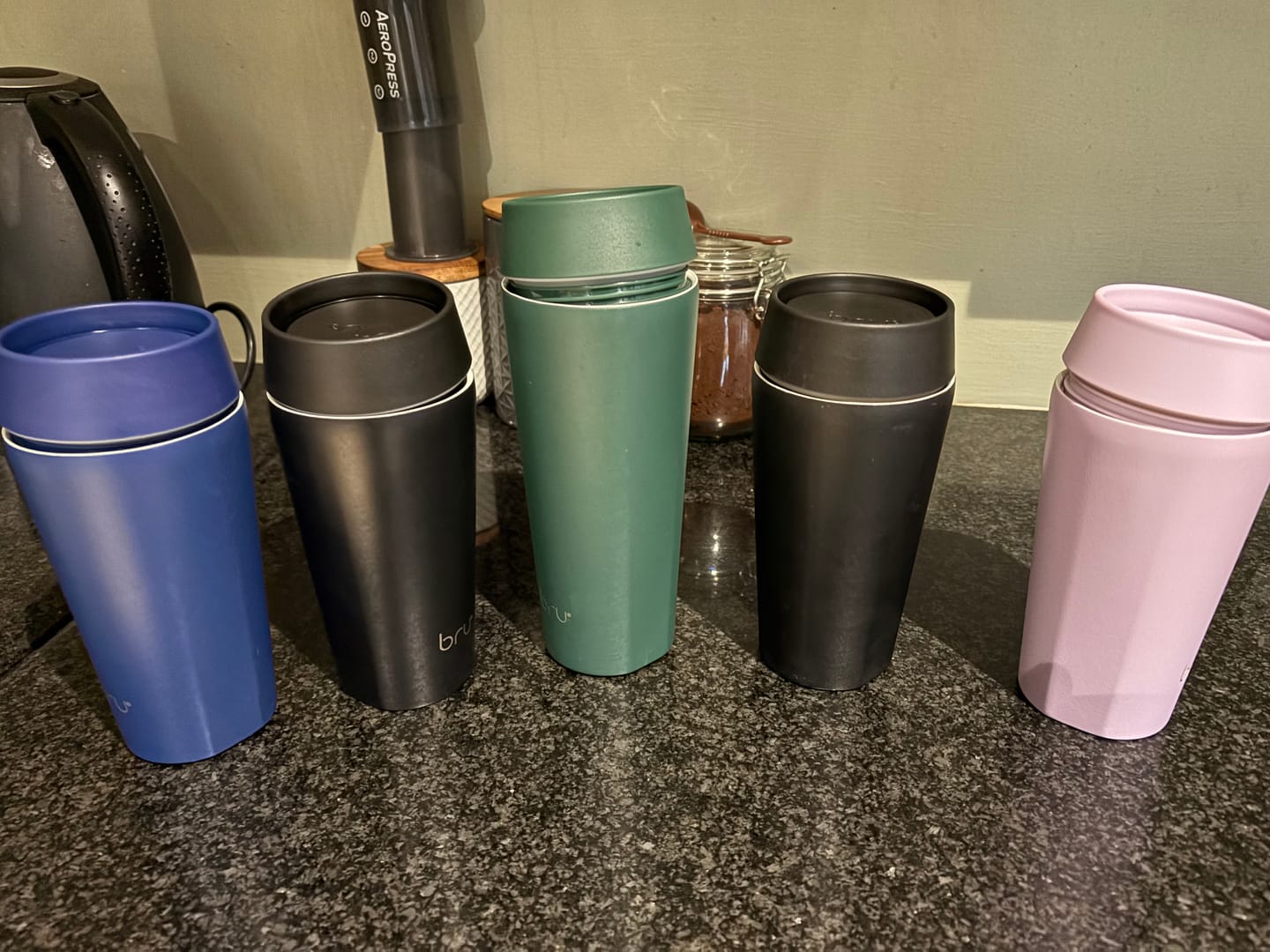 Customer photo review of bru Ceramic Travel Mug
