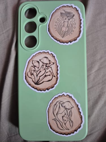 Customer photo review of Cut to Shape Stickers