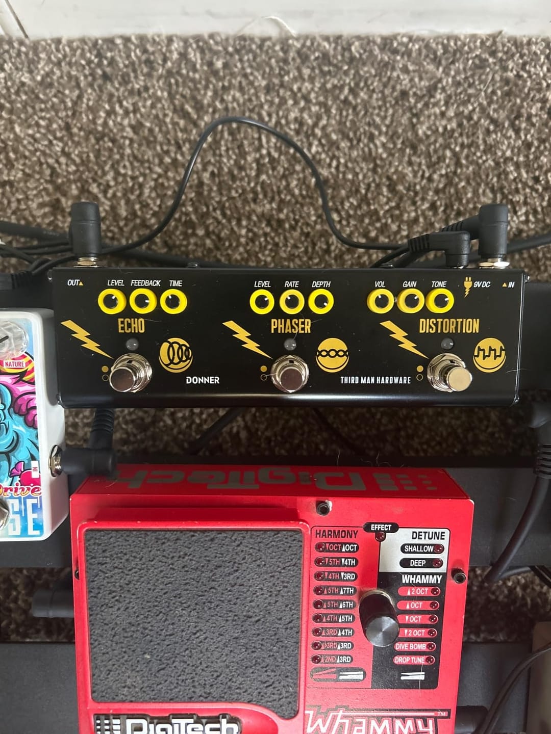 Customer photo review of Pédale d'effet guitare Donner JW Triple Threat