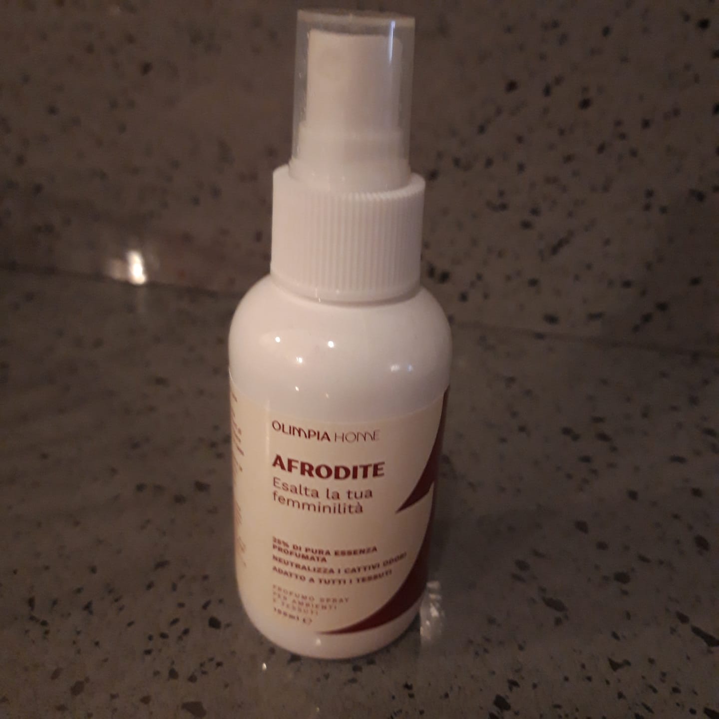 Customer photo review of Profumo spray per tessuti Afrodite ml.100