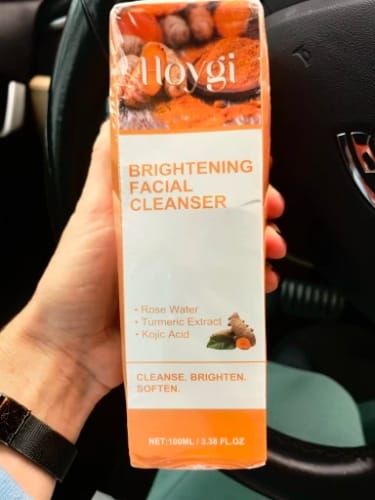 Customer photo review of Zorla™ Turmeric Brightening Glow Face Wash