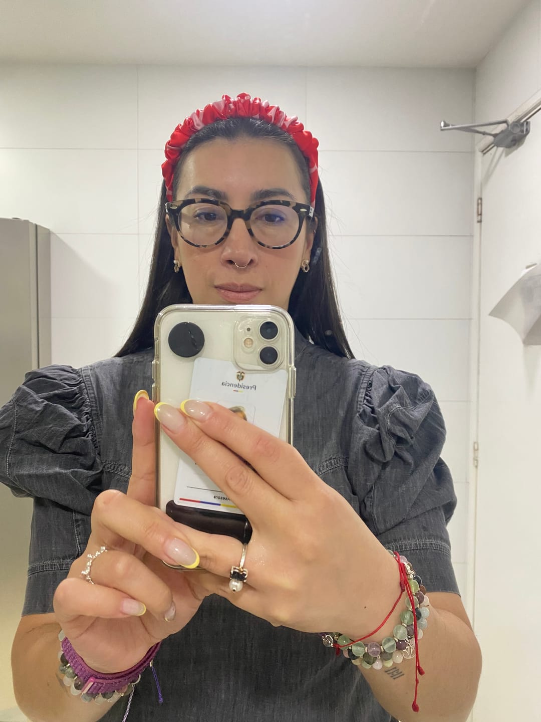 Customer photo review of Balaca - LOVE Flunchie Headband