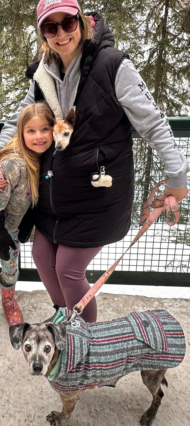 Customer photo review of Muskoka Pooch Adult Pet Hoodie