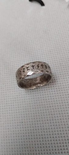 Customer photo review of Rune Rings – Symbols of Ancient Power