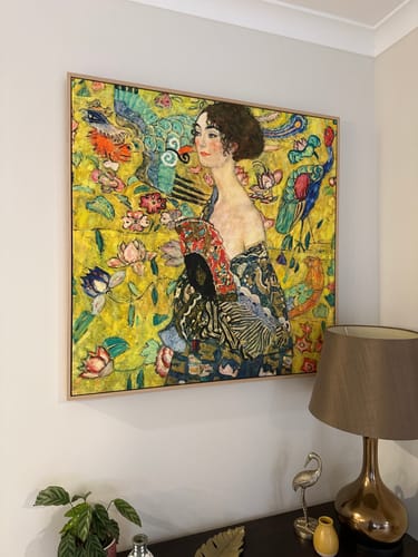 Customer photo review of Lady with Fan, 1918 by Gustav Klimt