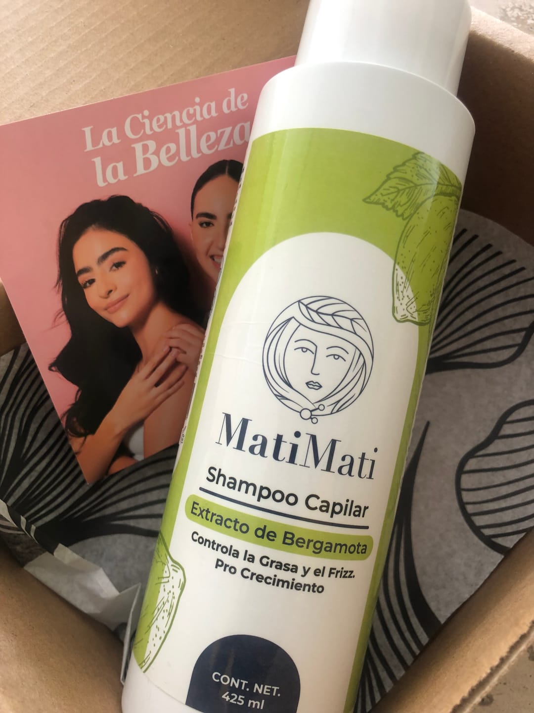 Customer photo review of Shampoo Capilar Extracto de Bergamota