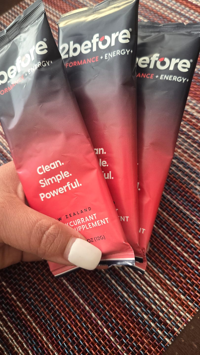 Customer photo review of Blackcurrant Pre Workout - Caffeinated