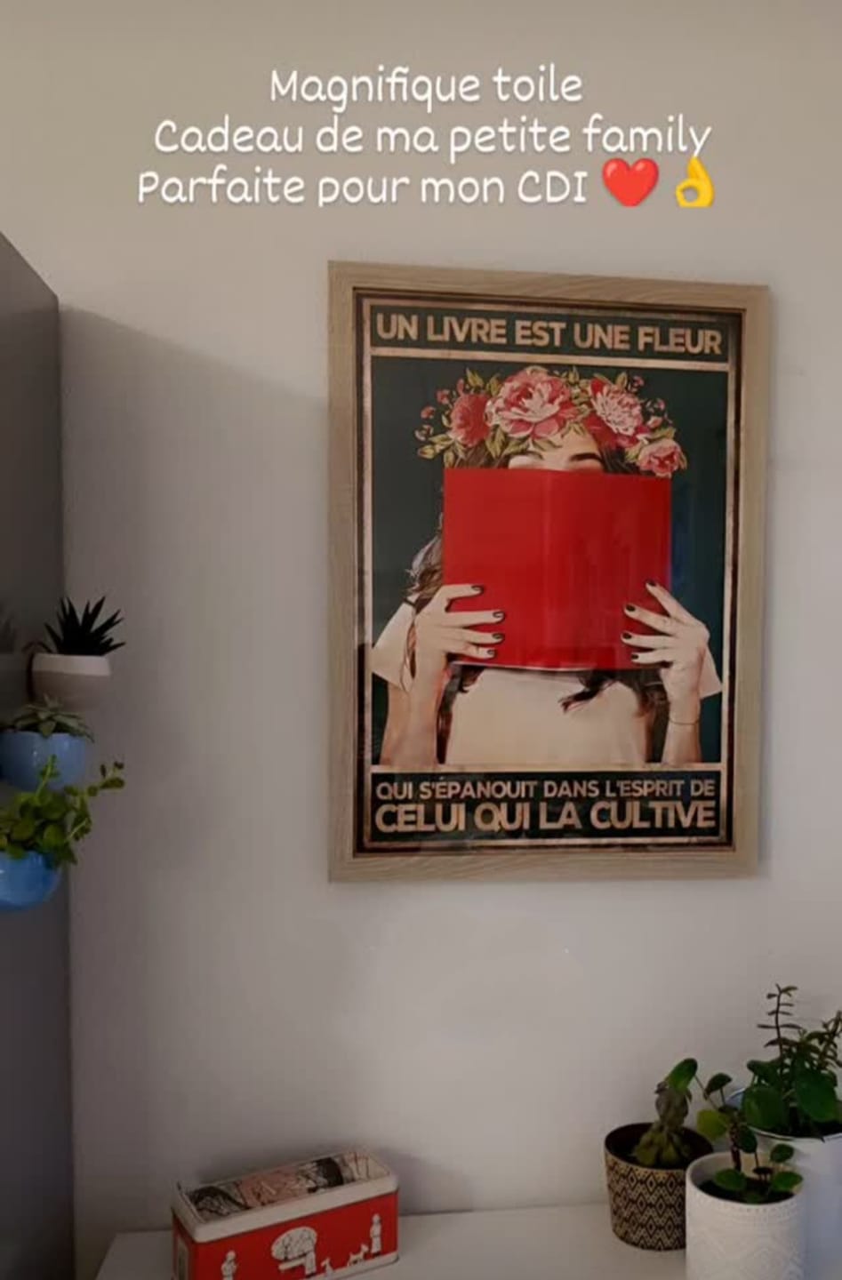 Customer photo review of Un livre est une fleur qui s'épanouit dans l'esprit de celui qui la cultive