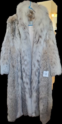Customer photo review of Helene Canadian Lynx Fur Coat