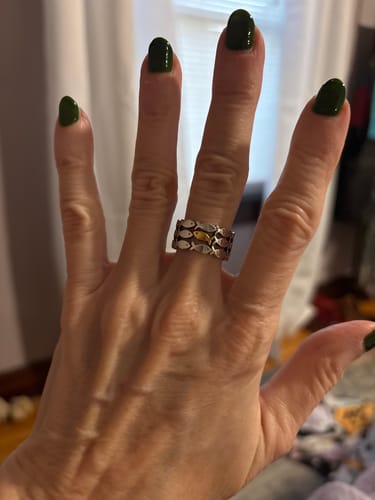 Customer photo review of Swim Against The Current Ring