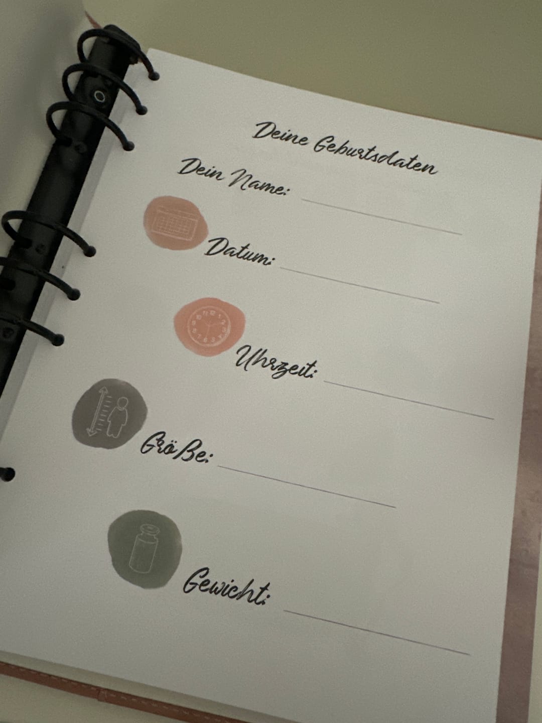 Customer photo review of Basis: Unser erstes gemeinsames Jahr mit 156 Seiten (Blumen)