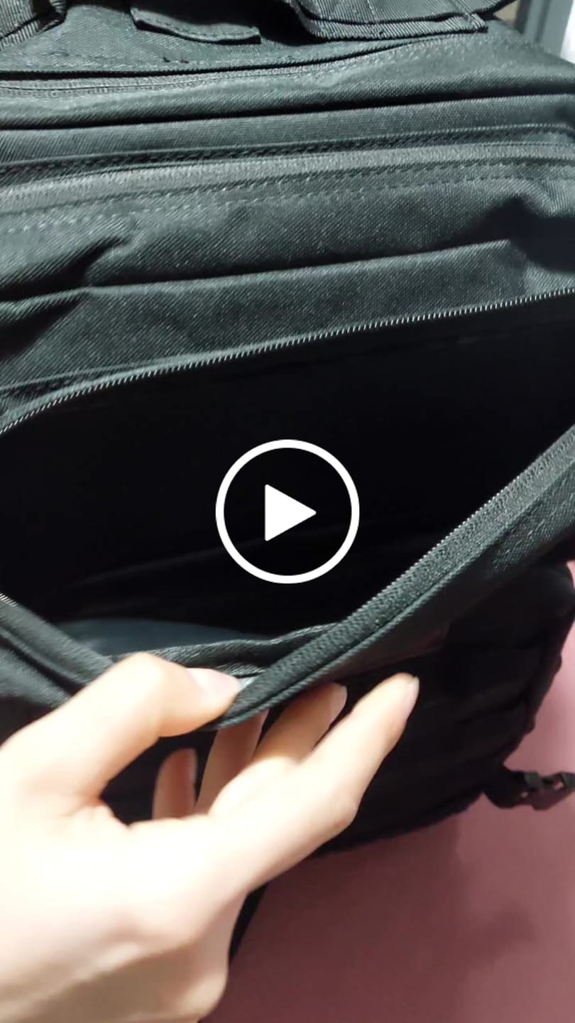 Customer video review of Training Backpack 2.0, Black - Add Extra Patches