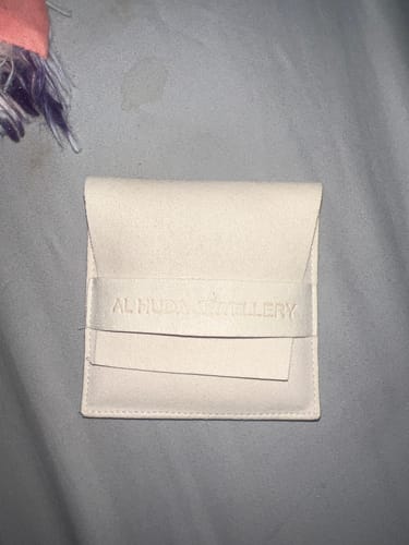 Customer photo review of Hanging Arabic Letter Necklace