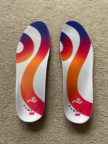 Customer photo review of Game Day Pro Performance Insoles