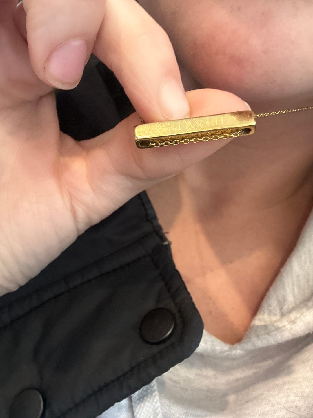 Customer photo review of Back Engravement