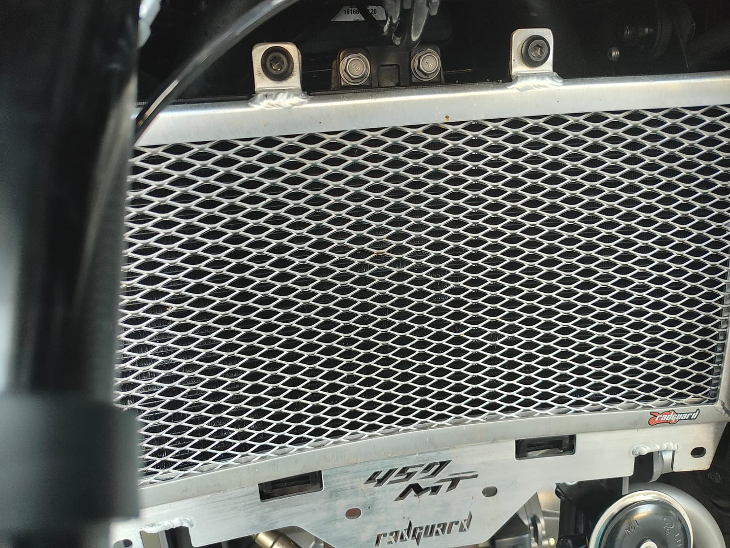 Customer photo review of CFMoto 450MT/Ibex 450 2024-2025 Radiator Guard
