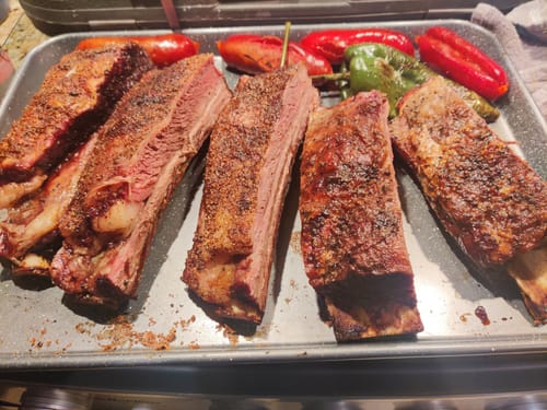 Reseña con foto de un cliente sobre Short Rib 1, 2, 3 Pieza Básica