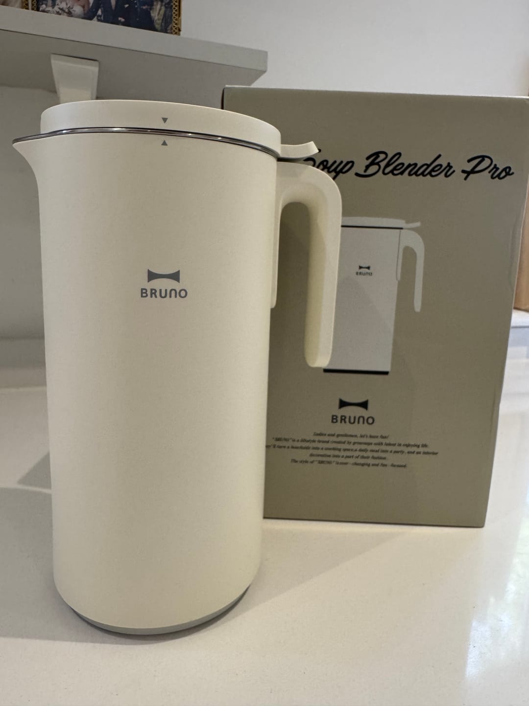 Customer photo review of BRUNO Hot Soup Blender Pro - Ivory