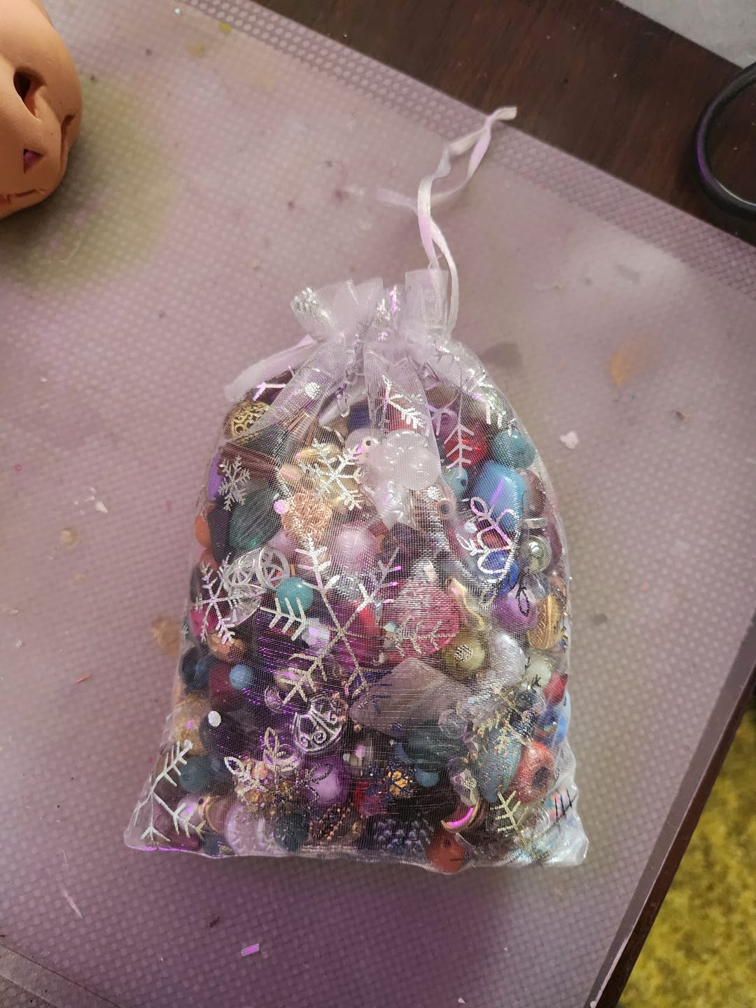 Customer photo review of Multicolor Beads By the LB