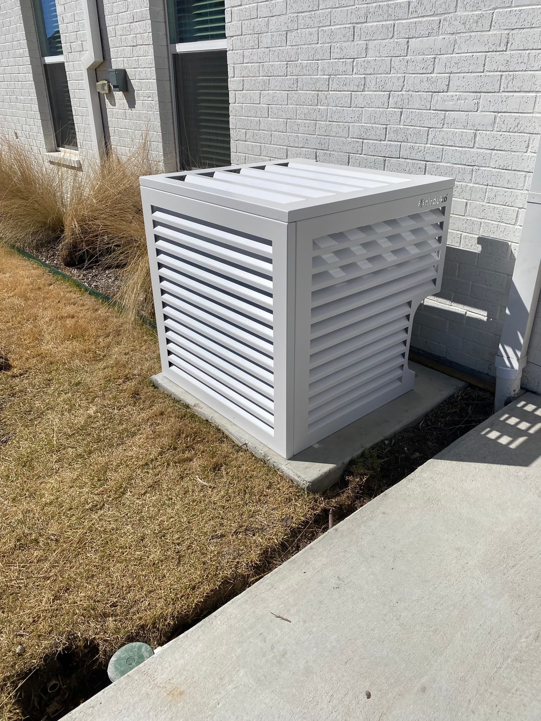 Customer photo review of Central AC Cover - White