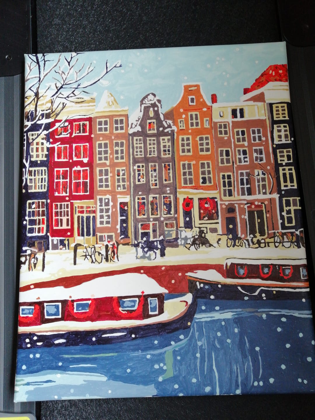 Customer photo review of Malen nach Zahlen -  Weihnachten in Amsterdam