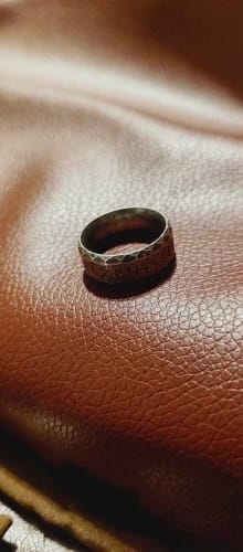 Customer photo review of Rune Rings – Symbols of Ancient Power
