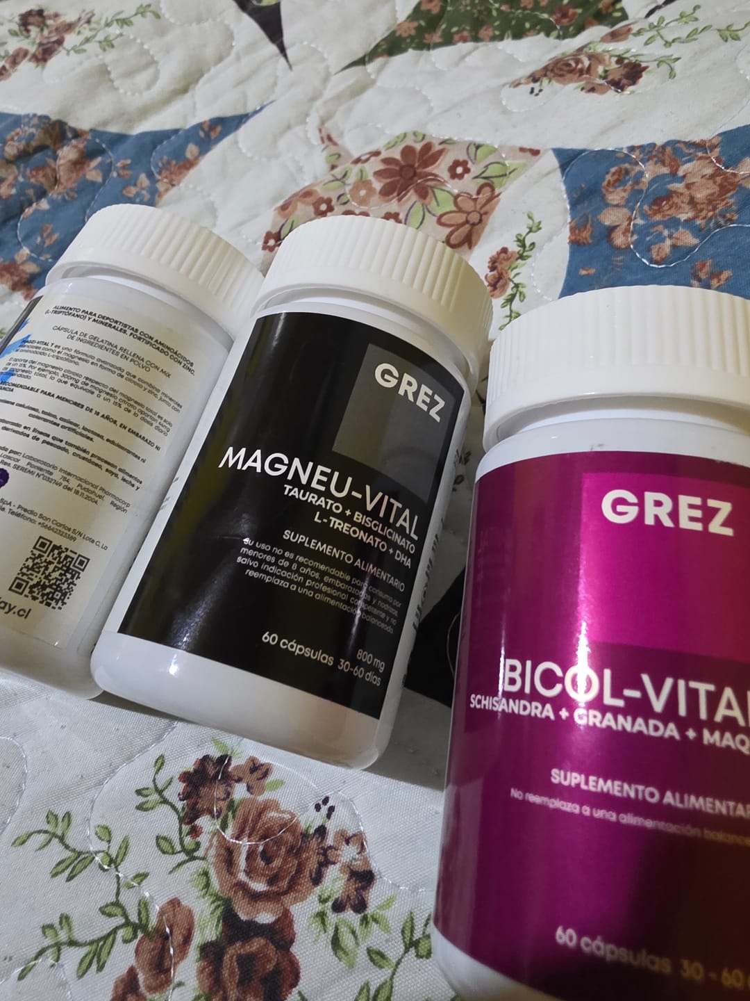 Customer photo review of MAGNEU-VITAL 800mg - Magnesios quelados Taurato / Bisglicinato / L-treonato