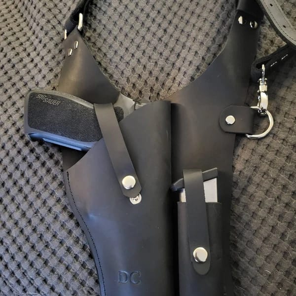 Customer photo review of Shoulder Gun Holster